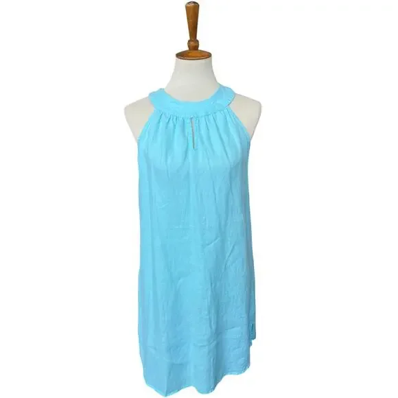 Saint Tropez West | Dresses | St Tropez West 0 Linen Vacation Summer  Classic Sleeveless Dress Size Small | Poshmark